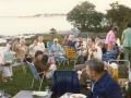 An early BBQ at the Dobsons on Oak Bay Esplanade